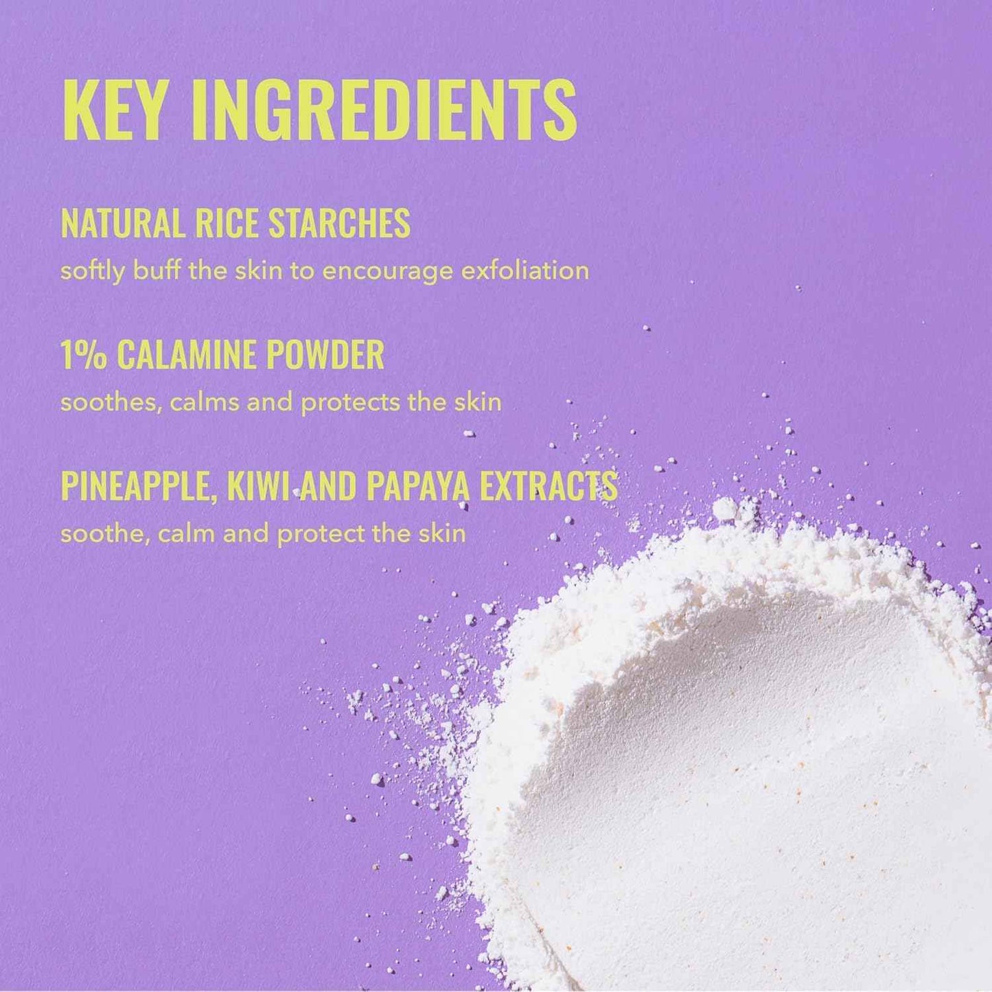 Good Molecules Pineapple Exfoliating Powder - Mindful Self-Care Ritual for Bedside Vanity, Weekly Brightening Face Treatment