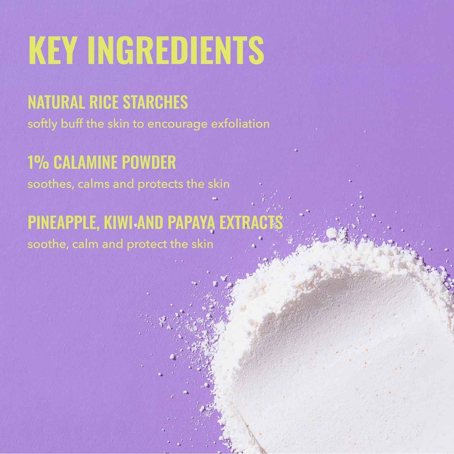 Good Molecules Pineapple Exfoliating Powder - Mindful Self-Care Ritual for Bedside Vanity, Weekly Brightening Face Treatment