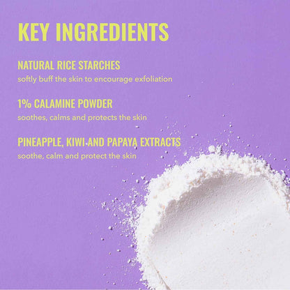 Good Molecules Pineapple Exfoliating Powder - Mindful Self-Care Ritual for Bedside Vanity, Weekly Brightening Face Treatment