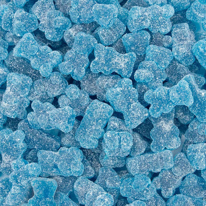 Blue Raspberry Sour Gummy Bears 1 lb Gelatin Free Vegetarian Friendly Snack for Mindful Treat Cravings