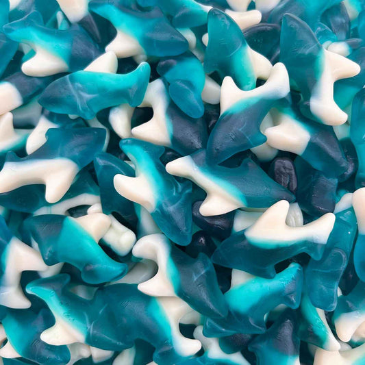 Blue Sharks Gummy Candy – 1 Lb Bulk Candy for Playroom and Nursery Treat Jars