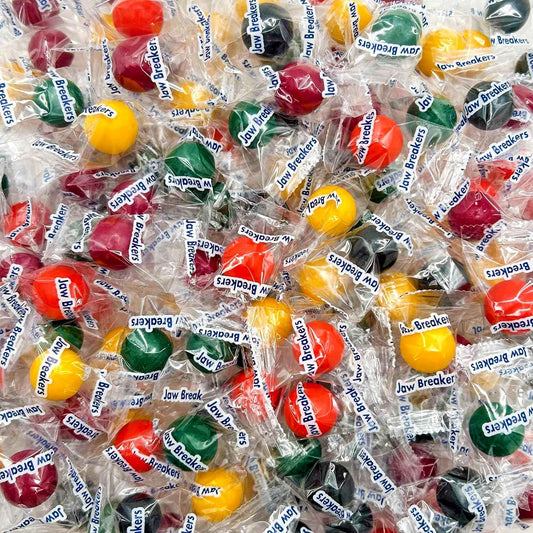 Jawbreakers Hard Candy – 1 lb Kids Birthday Party Favor Bag Stuffer, 5 Fruit Flavors