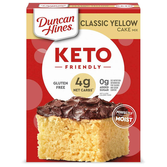Duncan Hines Keto Friendly Classic Yellow Cake Mix – Pantry Staple for Inclusive Potluck Desserts at Home Gatherings