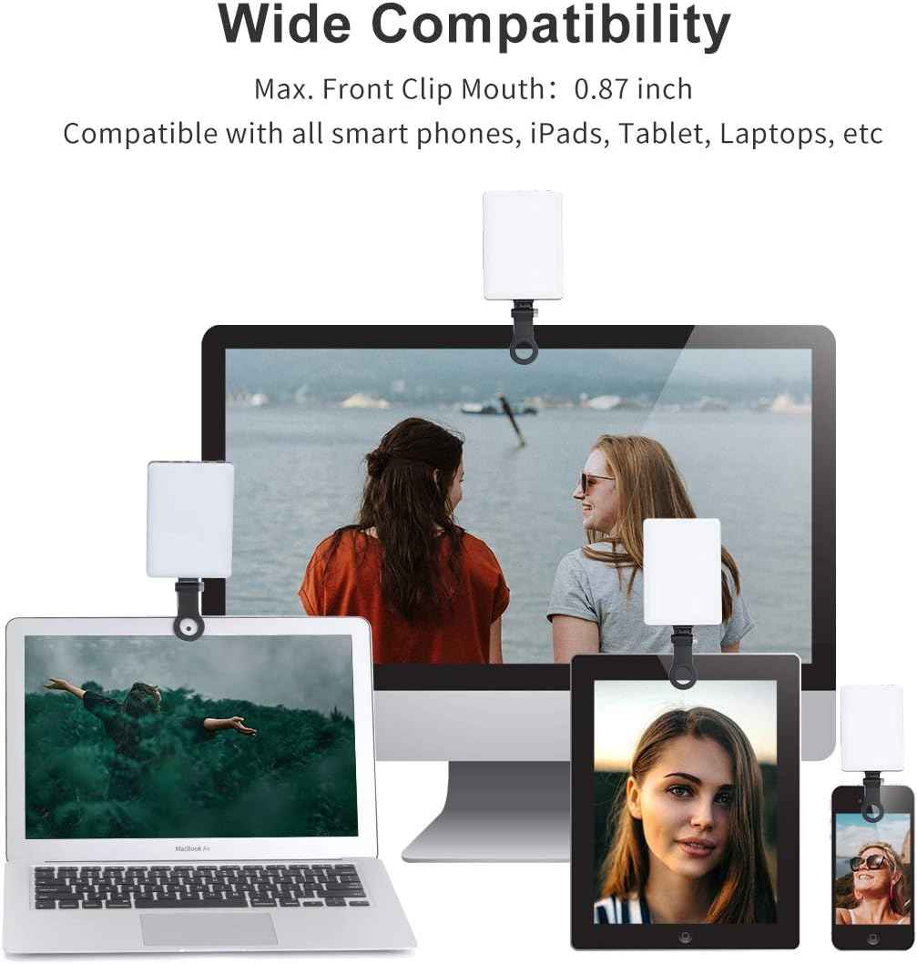 Newmowa Portable Clip Light – On-Location Fill Light for Vloggers Shooting Outdoors and at Events