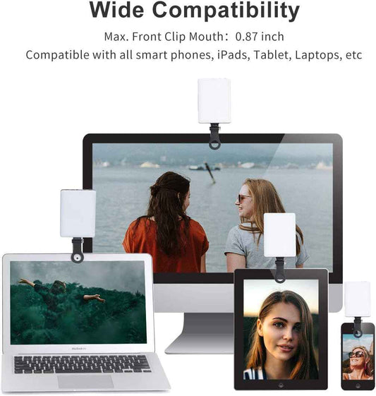 Newmowa Portable Clip Light – On-Location Fill Light for Vloggers Shooting Outdoors and at Events