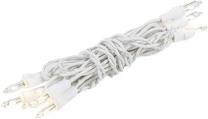 Novelty Lights Outdoor Patio String Lights for Tabletop and Garden Accents, 10 Clear Incandescent Mini Bulbs on 5.5ft Weather Resistant Wire