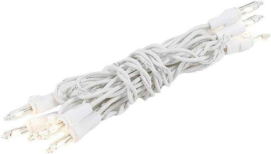 Novelty Lights Outdoor Patio String Lights for Tabletop and Garden Accents, 10 Clear Incandescent Mini Bulbs on 5.5ft Weather Resistant Wire