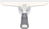 MR.SIGA Silicon Shower Squeegee – White & Gray Bathroom Accessory for Spa-Style Ensuite Decor
