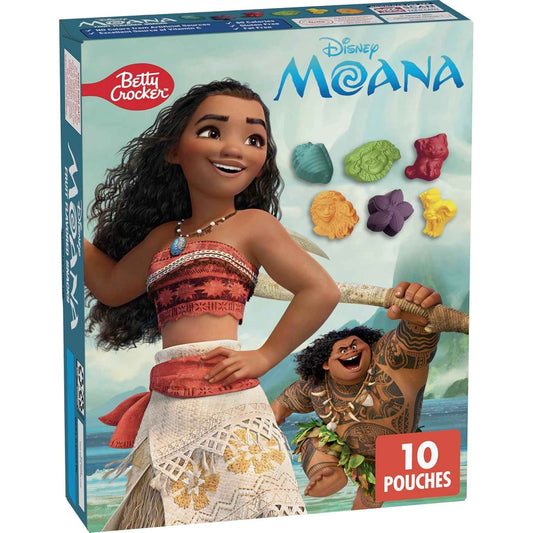 Disney Moana Fruit Flavored Snacks – Gluten Free Better for You Kids Snack, 10 Ct