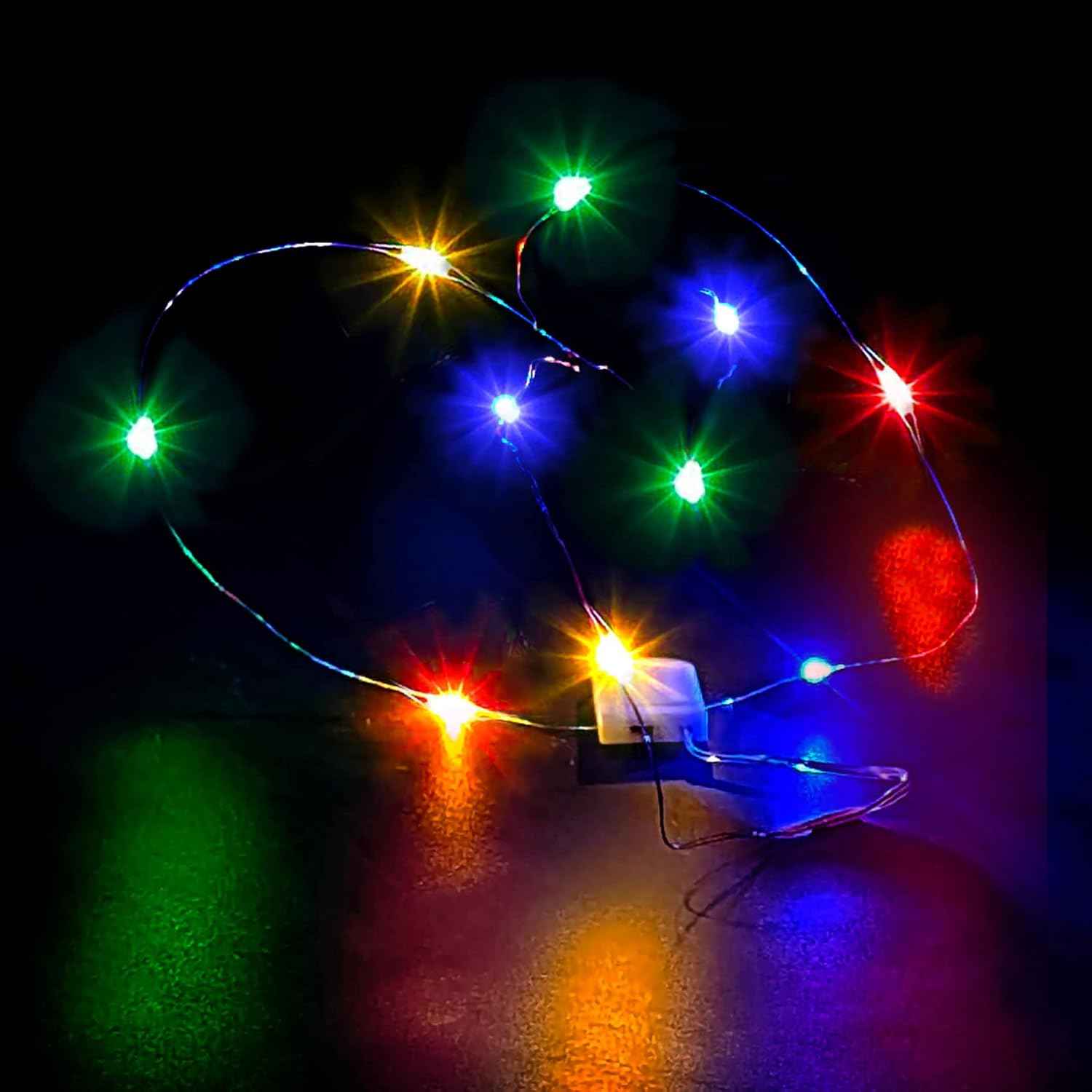 ZPH Waterproof Fairy Lights Battery Powered – Outdoor Patio and Balcony Mood Lighting, 4 Pack