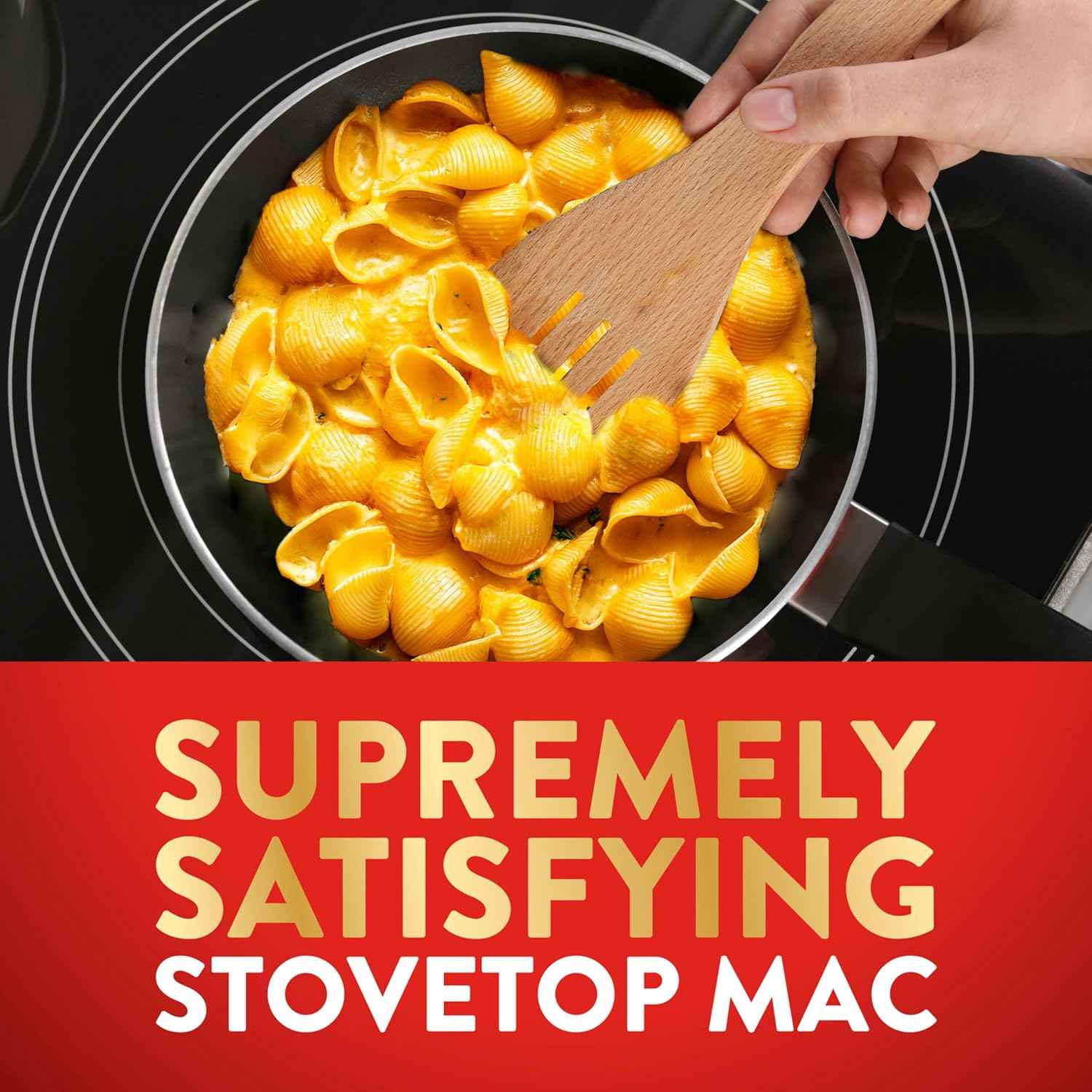 Stouffer's Supreme Shells and Cheese – One-Box Dinner with No Extra Ingredients, 12 oz Cheddar Shells Kit