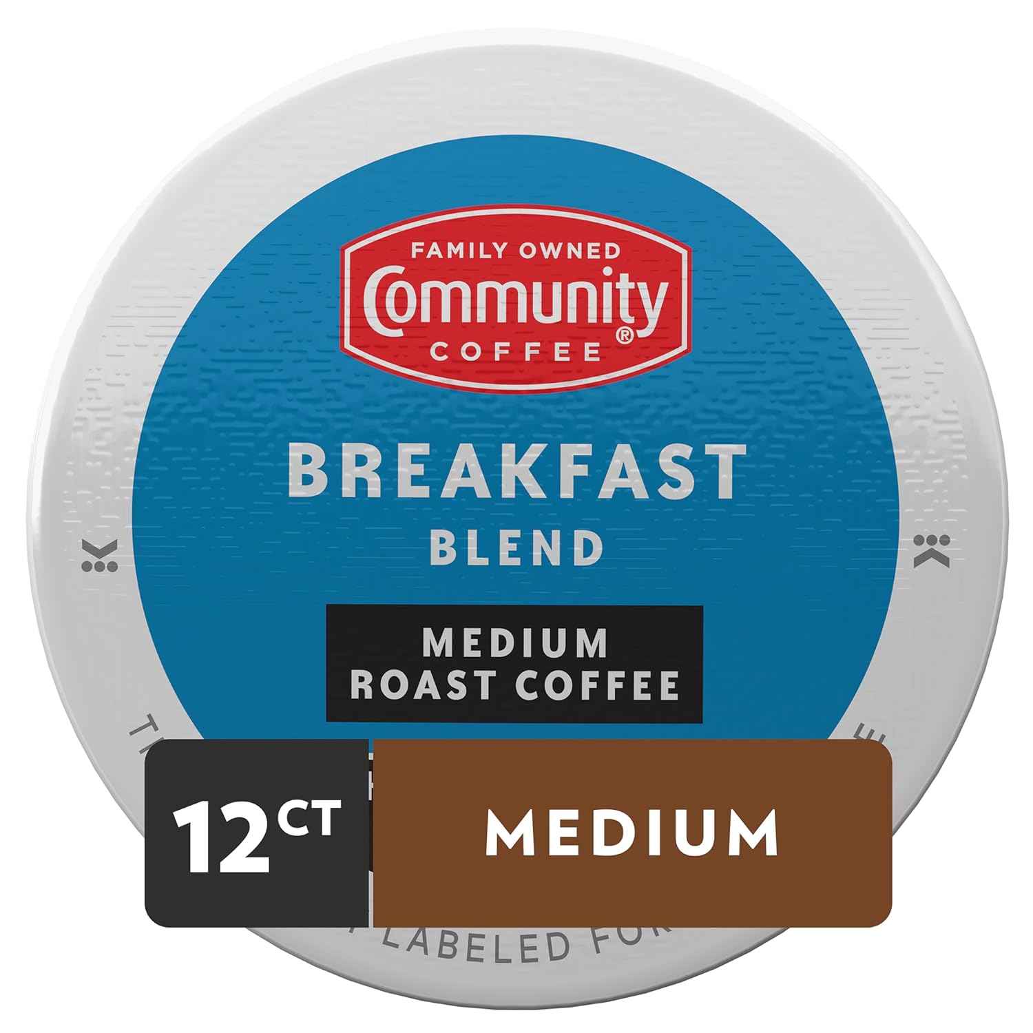Community Coffee Breakfast Blend Pods for Calm Morning Ritual, Smooth No-Jitters Coffee