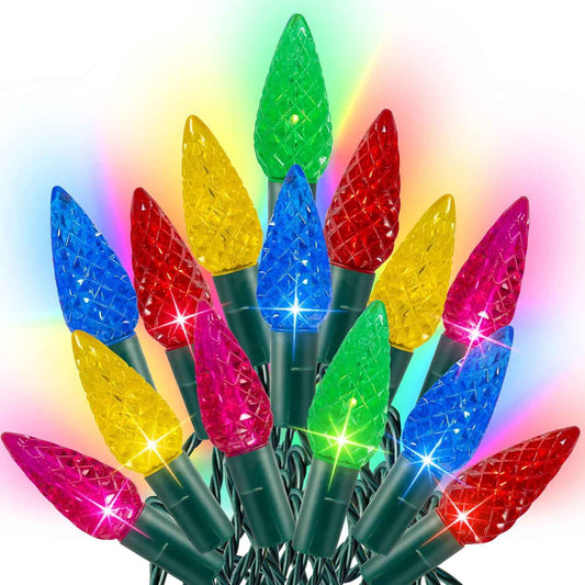 Dazzle Bright C6 String Lights – Thoughtful Housewarming Gift, Cozy Indoor Outdoor Decor
