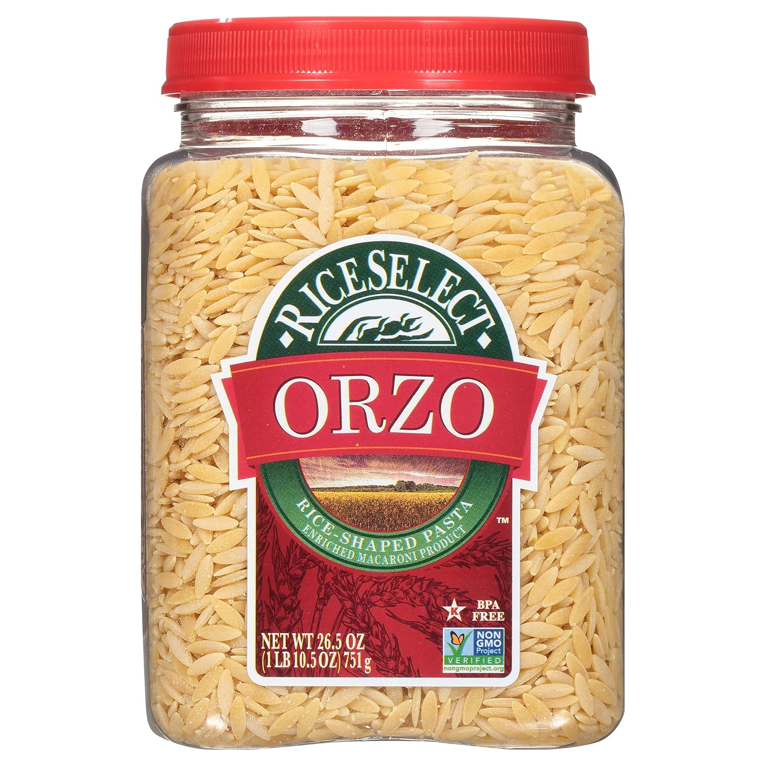 100% enriched durum semolina wheat with no additives or preservatives
