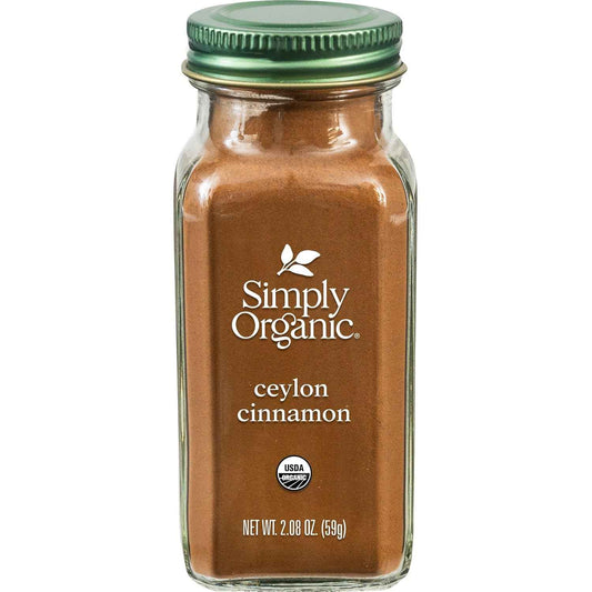Simply Organic Organic Ceylon Cinnamon – Wellness Pantry Staple for Oatmeal Bowls, Golden Milk, and Slow Mornings