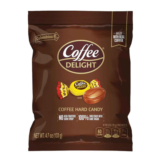 Colombina Coffee Delight Hard Candy – Holiday Stocking Stuffer and Secret Santa Pick for Coworkers, 100 Count