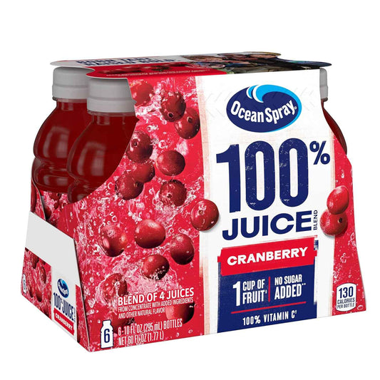 Ocean Spray Cranberry Juice – Travel Size Cocktail Mixer for Picnics and Camping