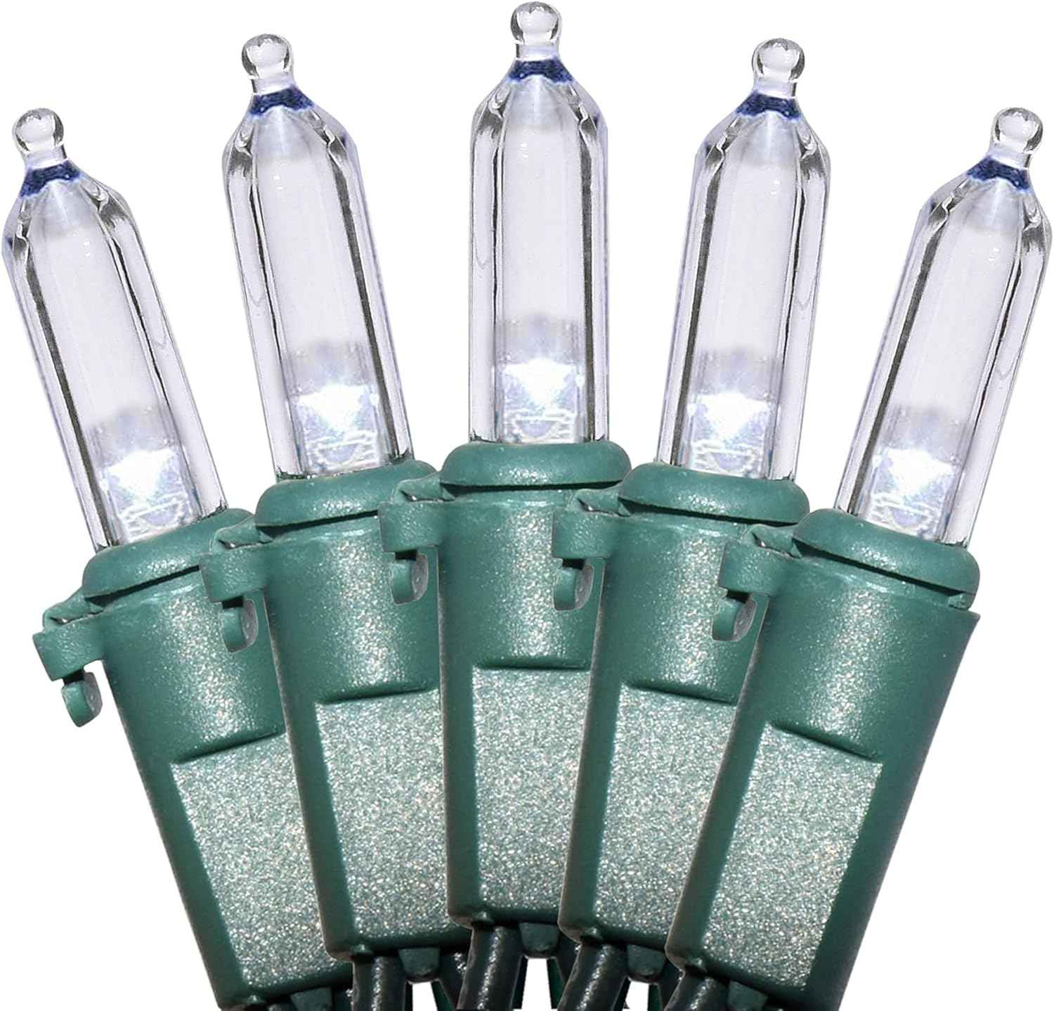 Holiday Essence Flameless LED String Lights for Worry-Free Home, Cool-to-Touch 100 Bulbs Indoor and Outdoor Safe