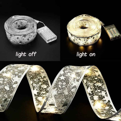 Aurora Glow Ribbon Lights for Kids Room and Playroom – Cool-Touch LED Star Pattern, Battery Powered Nursery Safe Decor