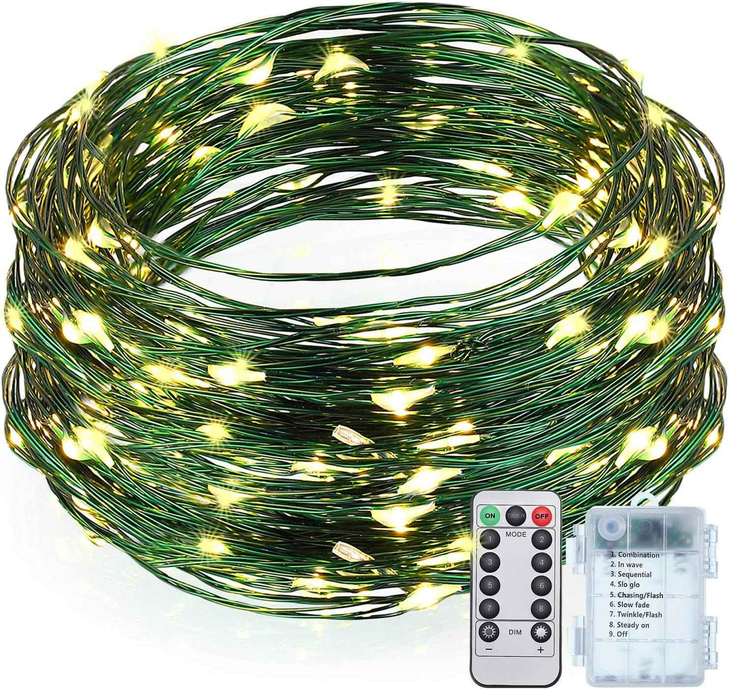 Mudder Cool Touch LED String Lights – Flameless Home Lighting, Low Heat Battery Operated for Nighttime Safety and Peace of Mind
