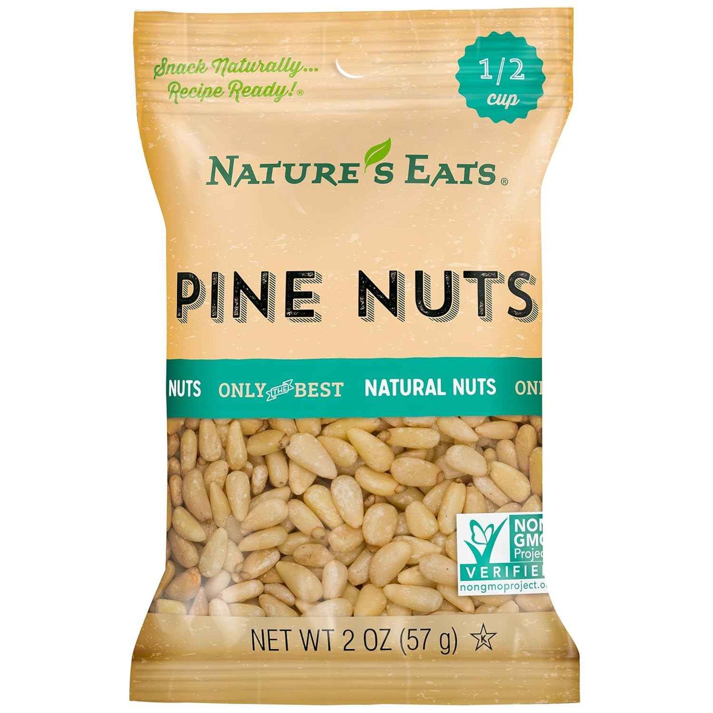 Texas Star Nut and Food Co. Pine Nuts 2 oz – Elegant Gourmet Add-On for Housewarming Gift Baskets