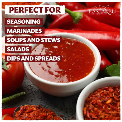 Eastanbul Aleppo Pepper 5.3oz – Premium Imported Spice for the Artisan Home Chef, Turkish Pul Biber