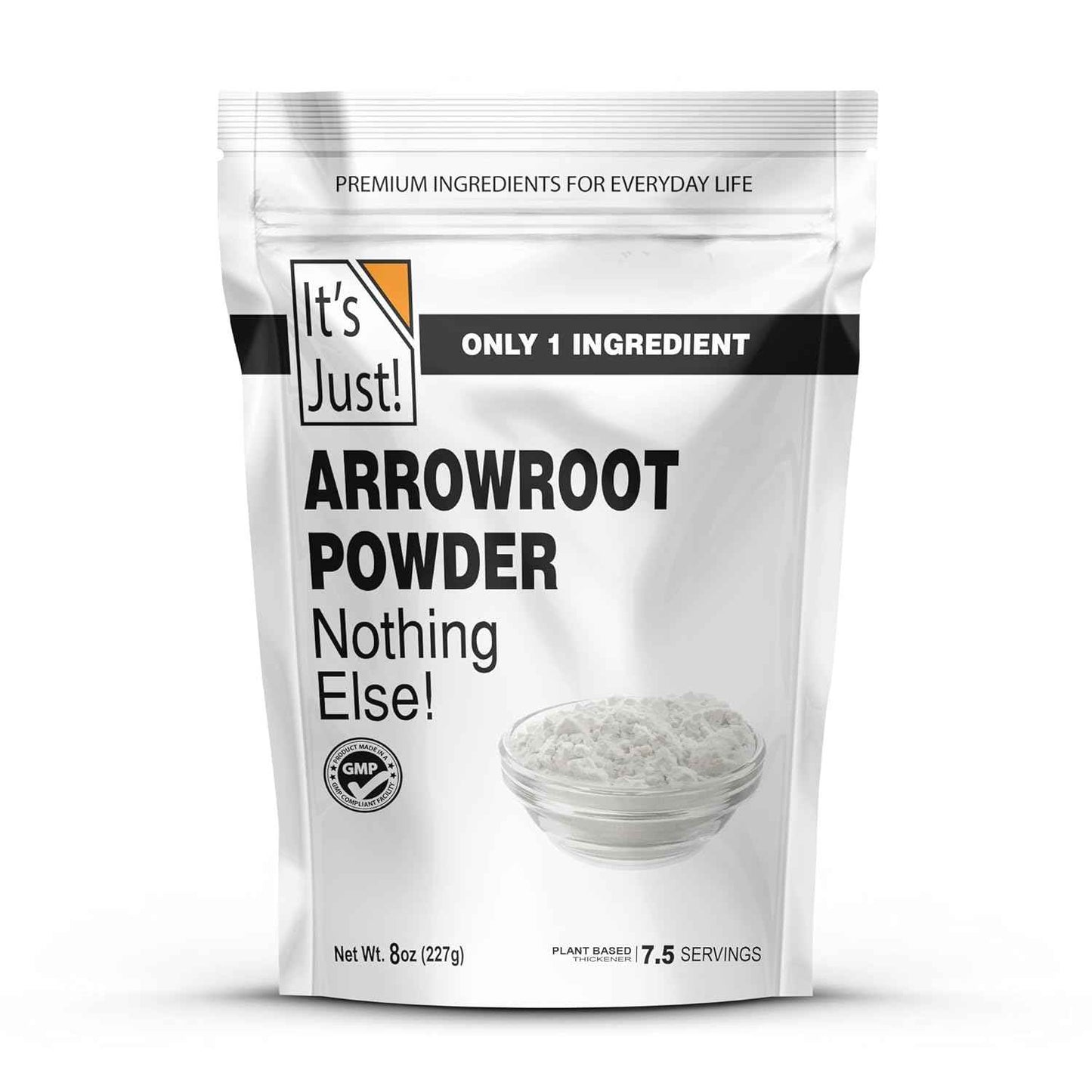 It's Just - Arrowroot Powder for Clutter-Free Pantry, One-Ingredient Thickener and Beauty Multi-Tasker