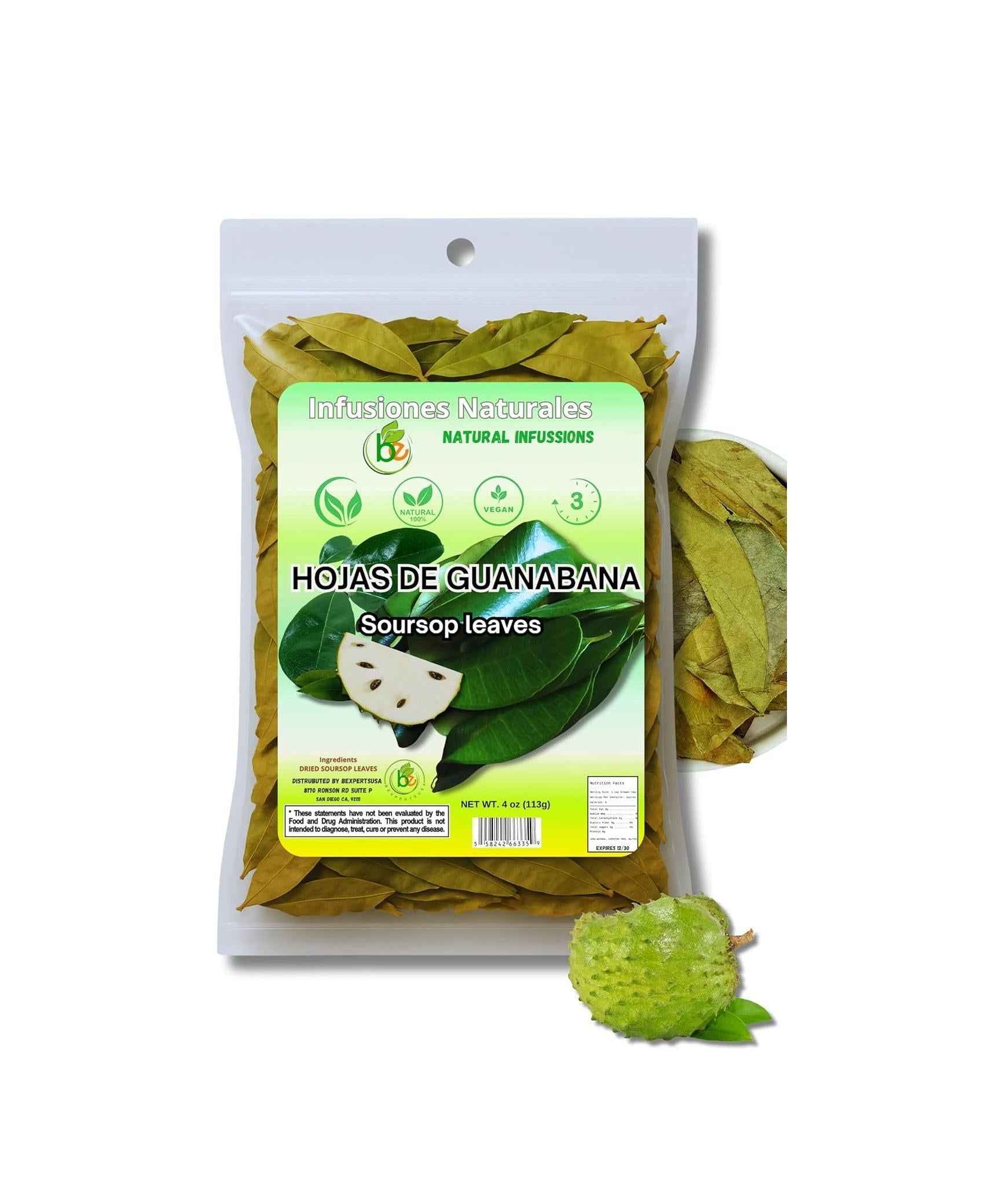 Guanábana Hojas Soursop Leaf Tea – Calming Caffeine-Free Herbal Infusion for Evening Wind-Down Rituals