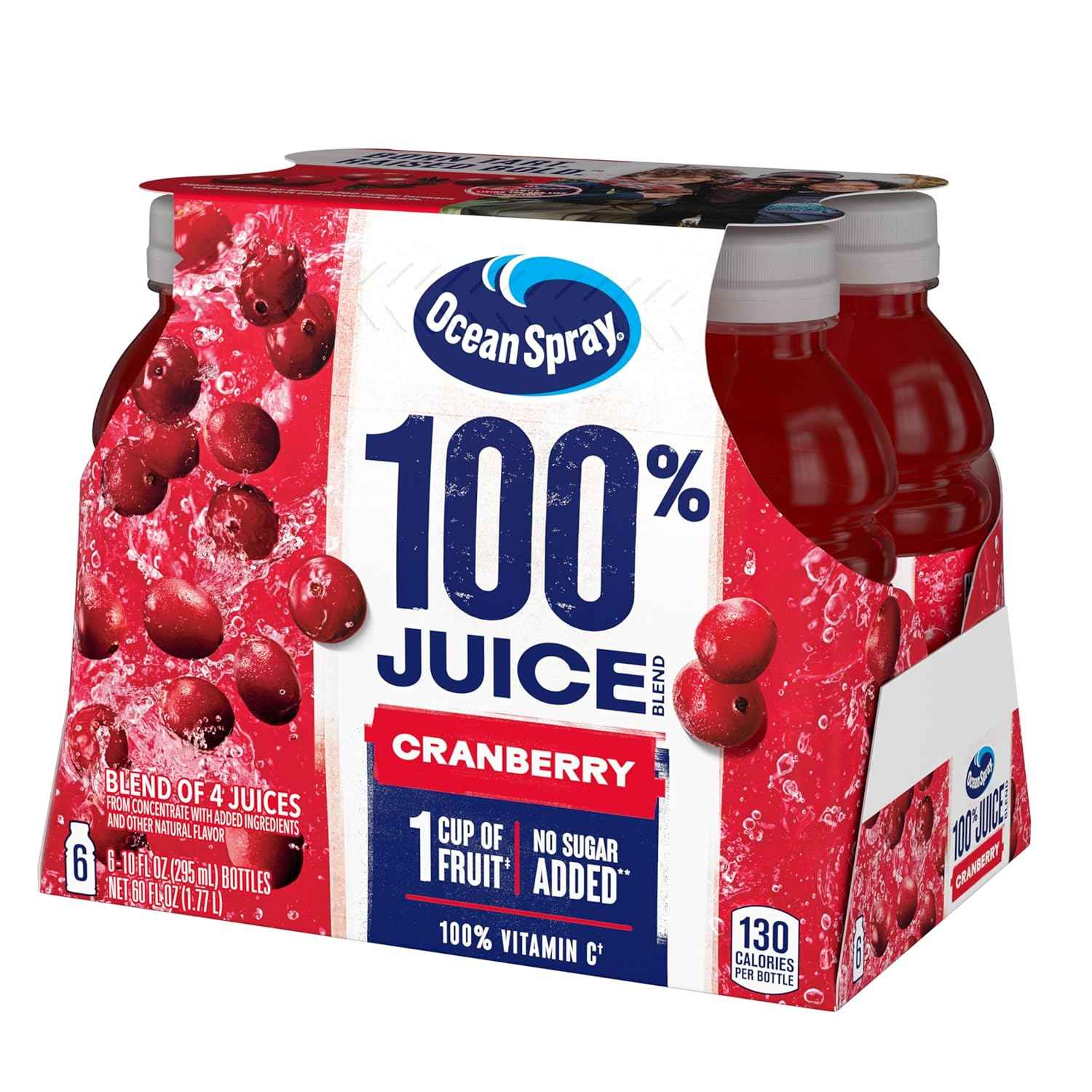 Ocean Spray Cranberry Juice – Travel Size Cocktail Mixer for Picnics and Camping