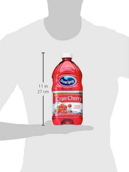 Ocean Spray¨ Cran-Cherry¨ Cranberry Cherry Juice Drink, 64 Fl Oz Bottle with 100% Daily Vitamin C for Health-Conscious Lifestyles