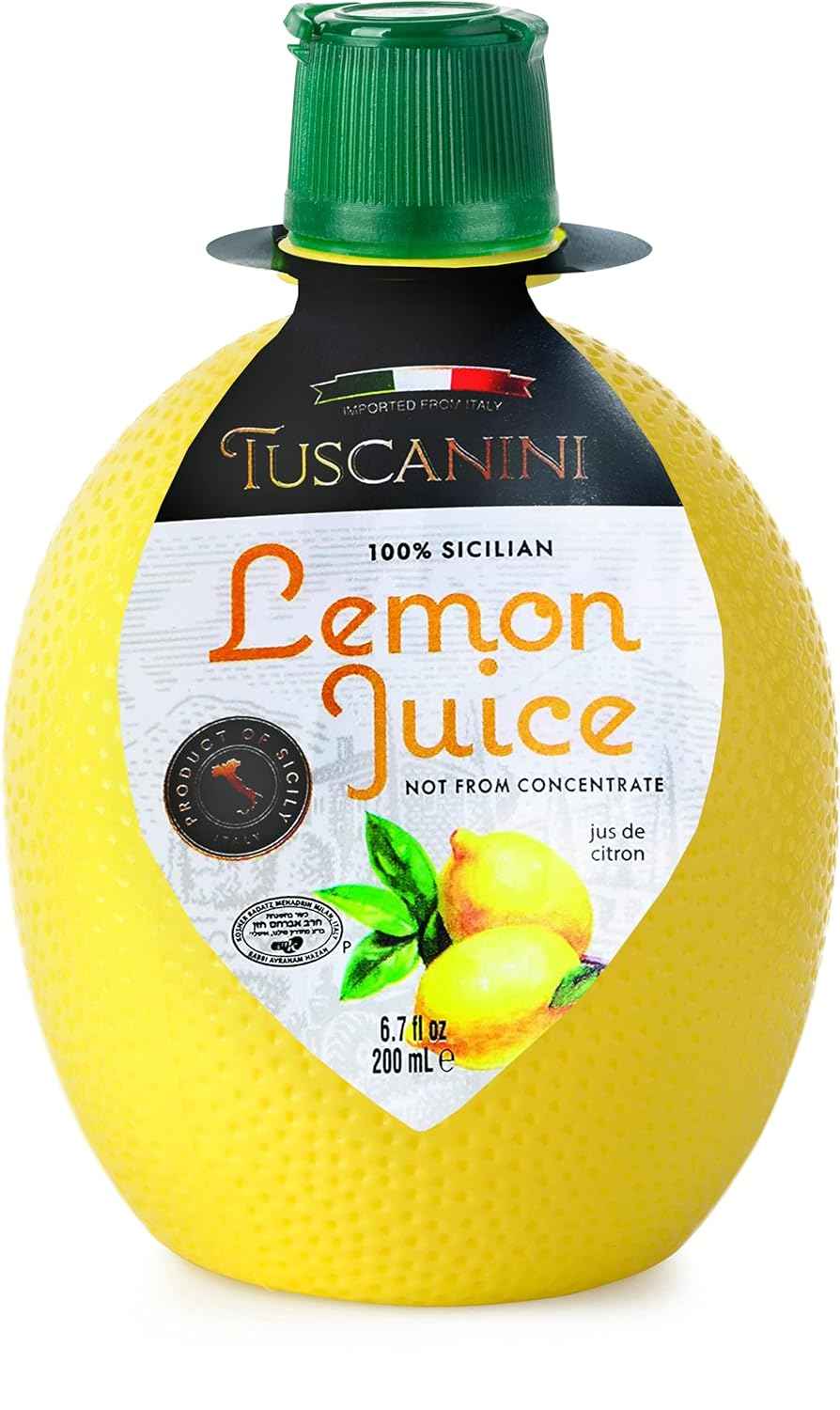 Tuscanini Sicilian Lemon Juice – Clutter-Free Pantry Staple for Intentional Kitchens, One Ingredient, One Purpose