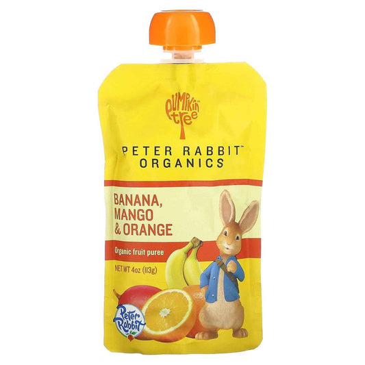 Peter Rabbit Organics Mango Banana Orange Baby Food – Clean Ingredient Snack for Worry-Free Feeding