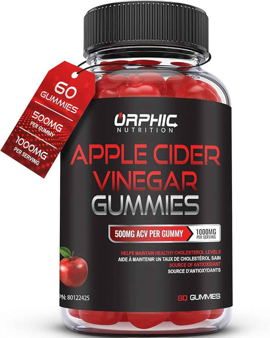 ORPHIC NUTRITION Apple Cider Vinegar Gummies – Clean-Lined Counter Staple for Intentional Wellness Routines