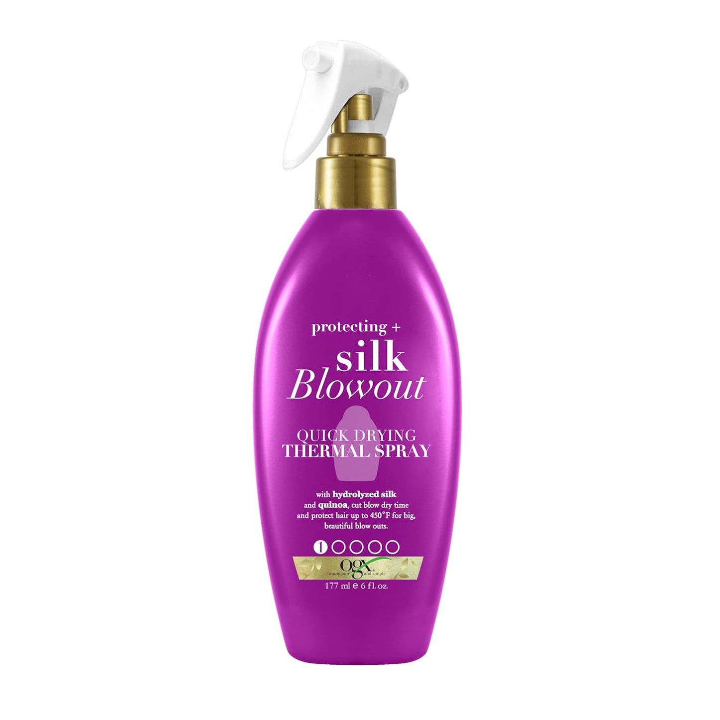 OGX_Protecting_+_Silk_Blowout_Quick_Drying_Thermal_Spray,_6_Fl_Oz_(Pack_of_1)