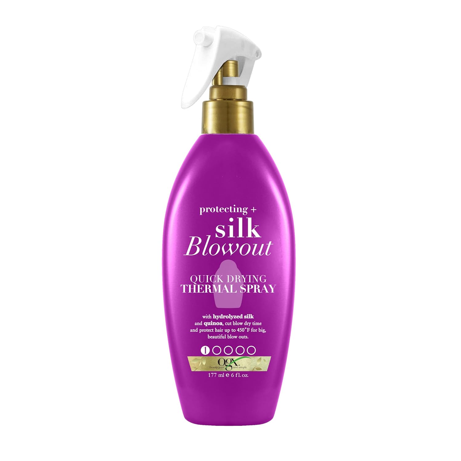 OGX_Protecting_+_Silk_Blowout_Quick_Drying_Thermal_Spray,_6_Fl_Oz_(Pack_of_1)
