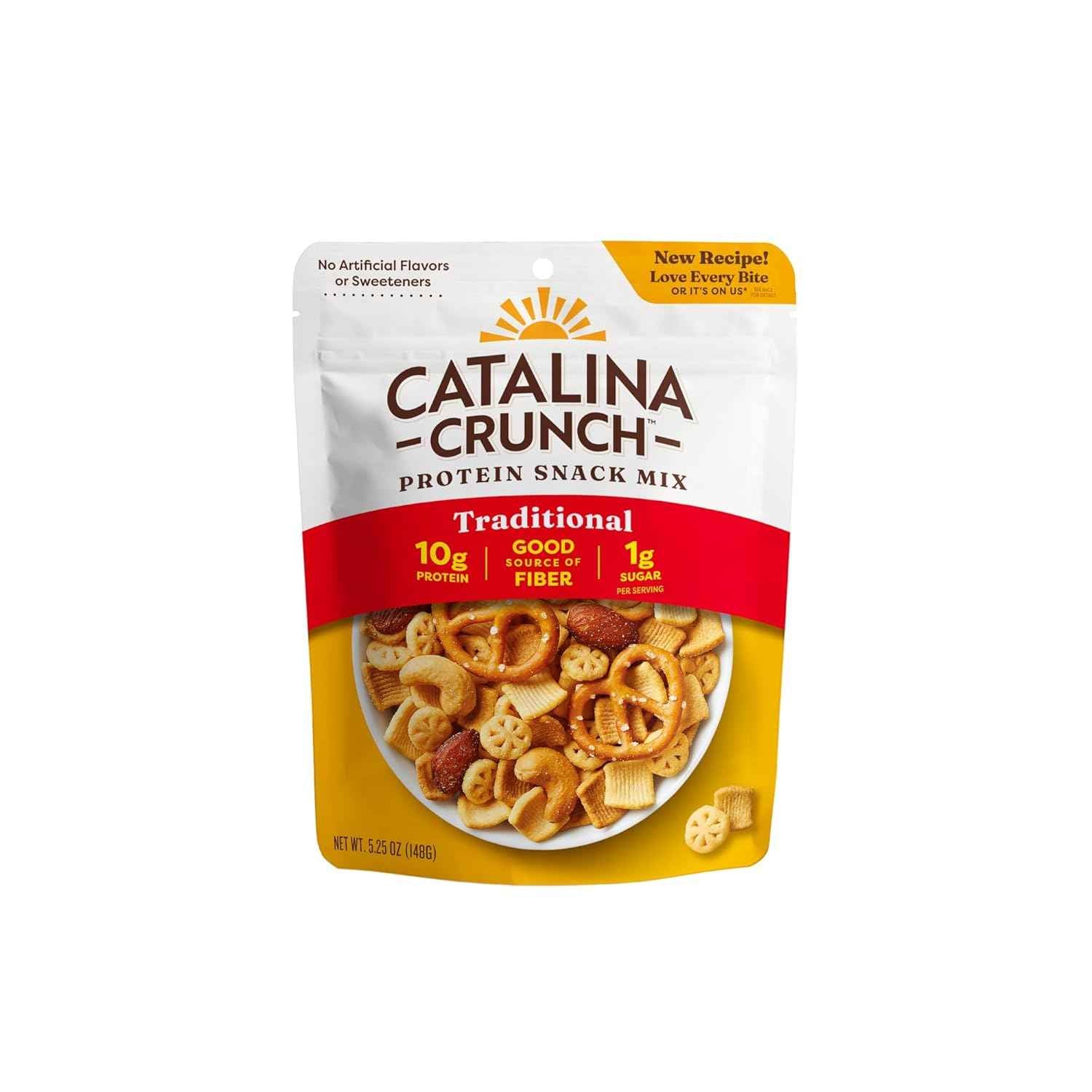 Catalina Crunch Protein Snack Mix - Better for You After School Snack Mix for Kids with No Artificial Sweeteners, Lunchbox Ready, 5.25 oz