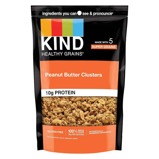 KIND Healthy Grains Peanut Butter Granola – Lunchbox-Friendly Snack for School Days