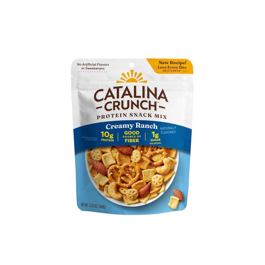 Catalina Crunch Protein Snack Mix - Ranch Protein Crunch for Home Office Desk and Meeting Between-Break Sustenance