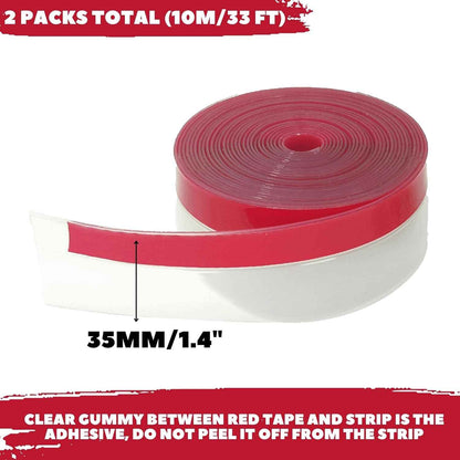 ClearGuard Silicone Weatherstrip – Noise-Reducing Seal for Study Room Windows