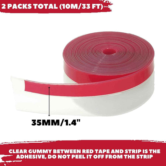 ClearGuard Silicone Weatherstrip – Noise-Reducing Seal for Study Room Windows