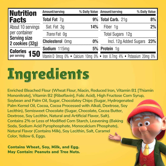 Keebler Soft Batch Chocolate Chip Cookies, 11.9 oz – Desk-Side Office Snack to Power the Afternoon