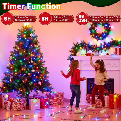 Lumify Home Kids Room String Lights 100FT – Child Safe Cool to Touch LED Lights with Timer Auto Shutoff for Nursery and Playroom