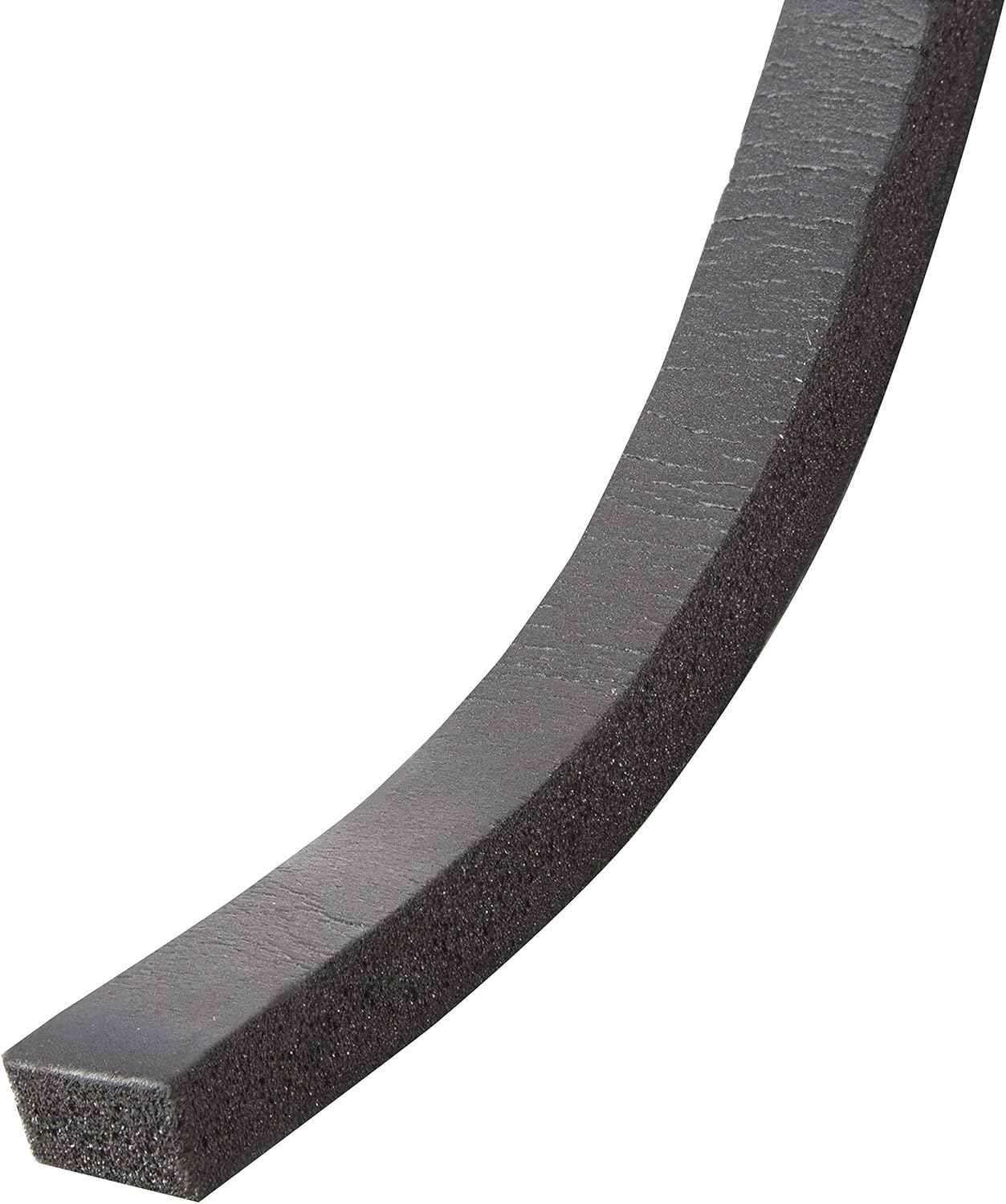 Frost King R338H Self-Stick Rubber Foam Weatherseal for Drafty Windows and Exterior Doors, 3/8" W x 3/16" T Black