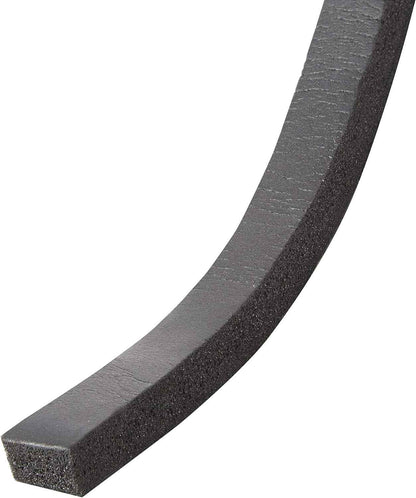 Frost King R338H Self-Stick Rubber Foam Weatherseal for Drafty Windows and Exterior Doors, 3/8" W x 3/16" T Black
