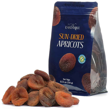 Eastanbul Sun Dried Apricots – Thoughtful Gourmet Gift Basket Addition for Housewarmings and Holidays