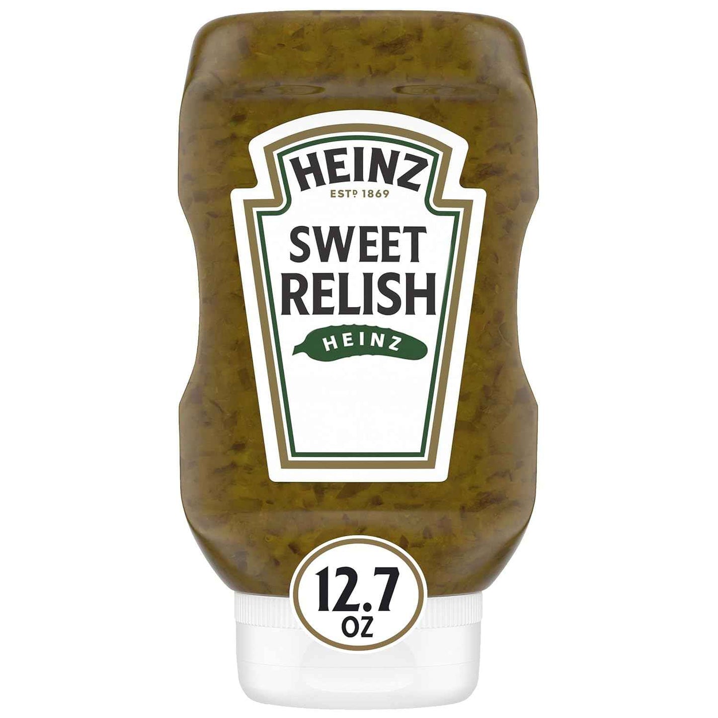 Heinz Sweet Relish, 12.7 fl oz Squeezable Bottle for Backyard Cookouts, Grilling, and Picnics