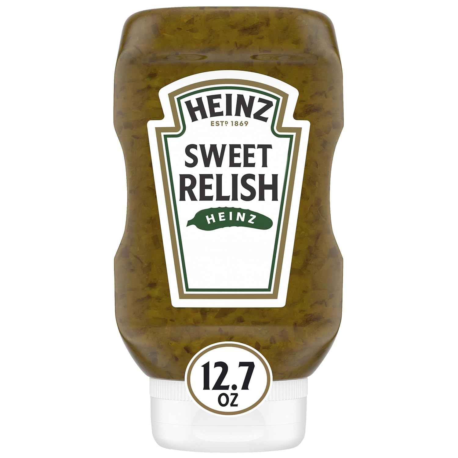 Heinz Sweet Relish, 12.7 fl oz Squeezable Bottle for Backyard Cookouts, Grilling, and Picnics