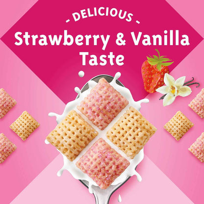 Strawberry Vanilla Chex Gluten Free Certified Cereal – Safe Breakfast Choice for Celiac and Gluten Sensitive Households