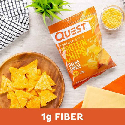 Quest Nutrition Chili Lime Tortilla Style Protein Chips – Low Carb Hostess Gift for Game Day Gatherings