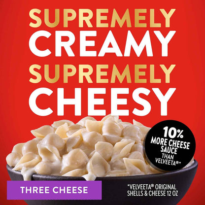Stouffer's Supreme Shells Three Cheese Stovetop Mac – Simple Two-Ingredient Pantry Meal, Ready in 10 Minutes